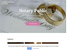 Tablet Screenshot of mynotary1.com